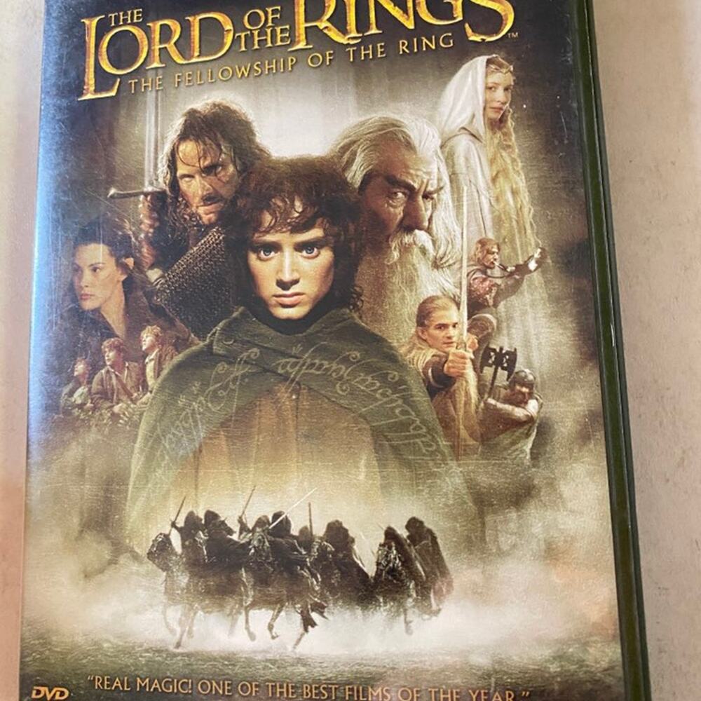 DVD Lord of the Rings The‎ Fellowship Of The Ring  Widescreen Movie